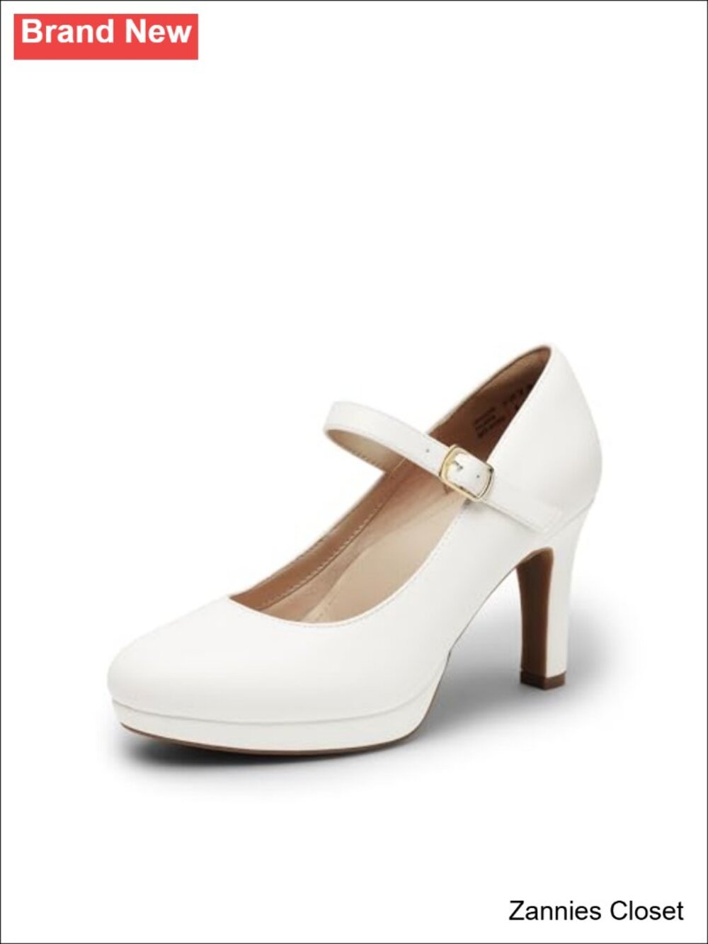 ✨ Dream Pairs Womens Dressy High Heels Mary Jane Pumps Vegan Leather
